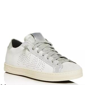P448 Womens Leather Sneakers Shoes sz 38/7.5-8